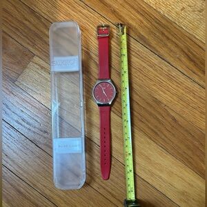 Swatch Red Watch
